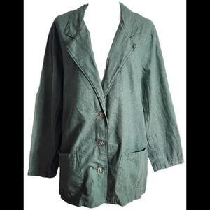 (Gb20) Orvis Blazer 3 Button Lightweight 100% Cotton Blazer, XL